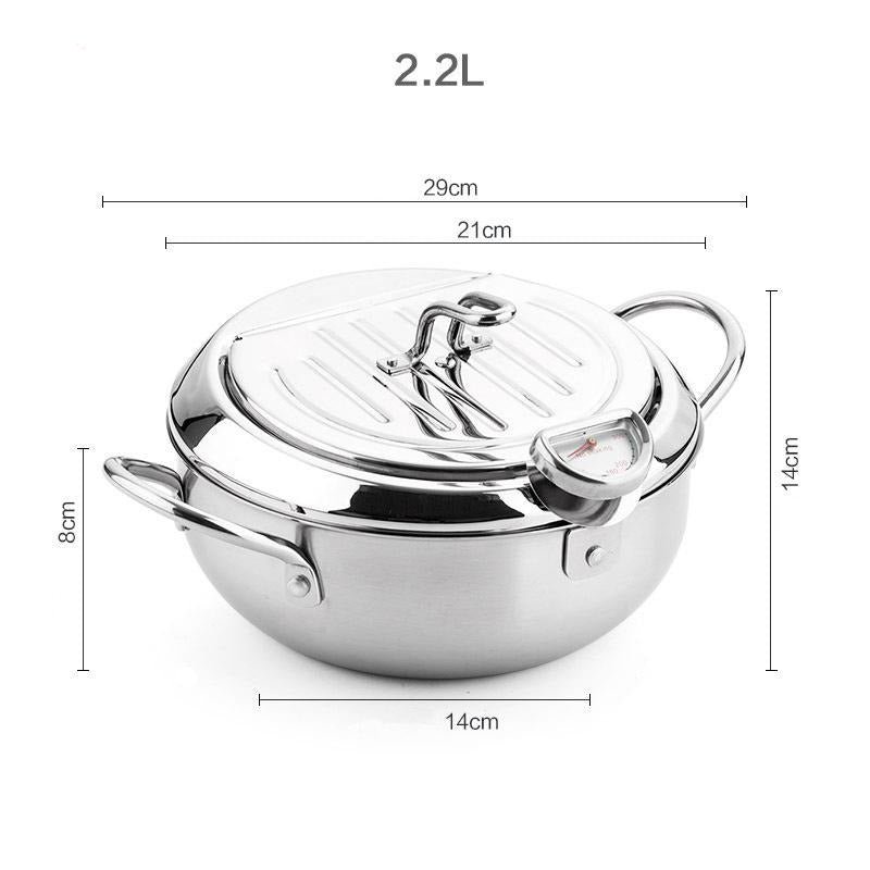 Stainless Steel Deep Frying Pot