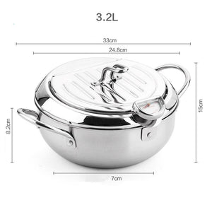 Stainless Steel Deep Frying Pot