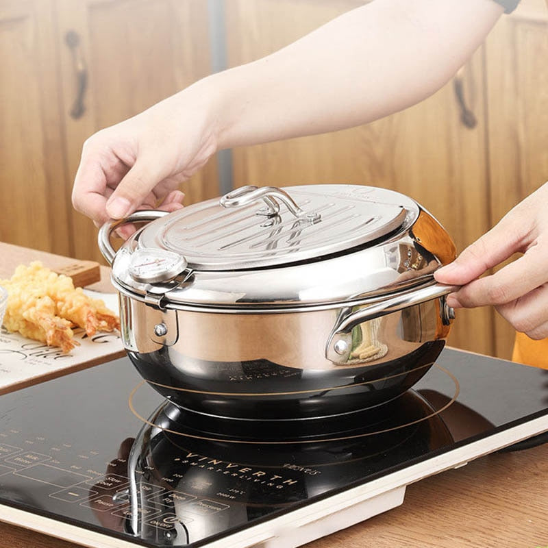 Stainless Steel Deep Frying Pot